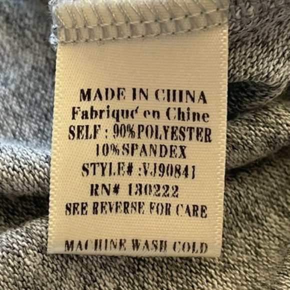 Very J Womens Gray Cardigan Duster Open Front Sz Small Blended Fabric - Picture 5 of 5